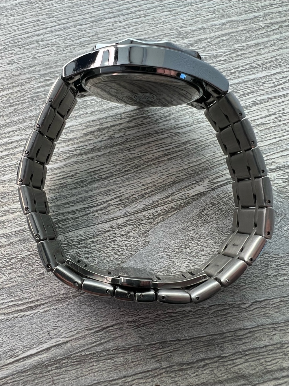 Poedegar Silver Stainless Steel Watch with Blue Dial - Picture 5 of 7